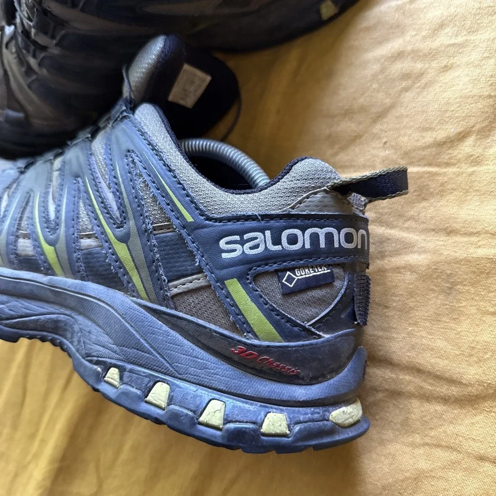 Salomon‎ XA Pro 3D Chassis Men Size 7 Green Well Loved But Solid